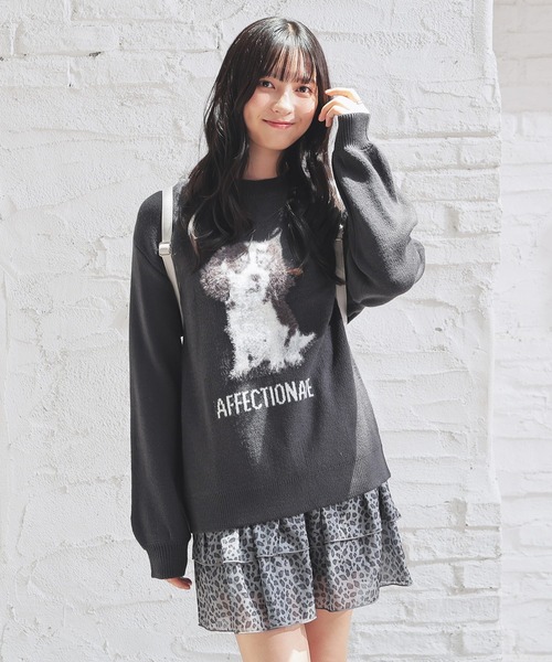Honeys(ハニーズ)の「ティアードミニスカート(スカート・レディース・ブラック×ベージュ/ブラック/グレー系その他/アイボリー・S/M/L)」の15枚目の写真