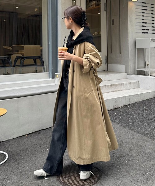 発売のたびに即完売する大人気アイテム】袖ボリュームトレンチコート