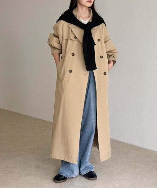 fredy emue 袖ボリュームトレンチコート　新品 フレディエミュ fredy emue 袖ボリュームトレンチコート