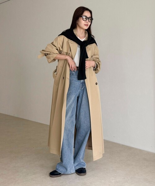 発売のたびに即完売する大人気アイテム】袖ボリュームトレンチコート