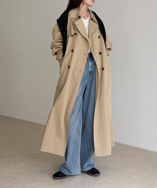 発売のたびに即完売する大人気アイテム】袖ボリュームトレンチコート