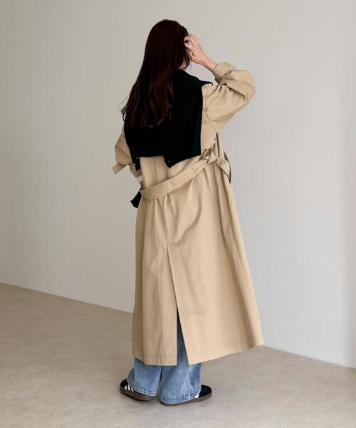 発売のたびに即完売する大人気アイテム】袖ボリュームトレンチコート