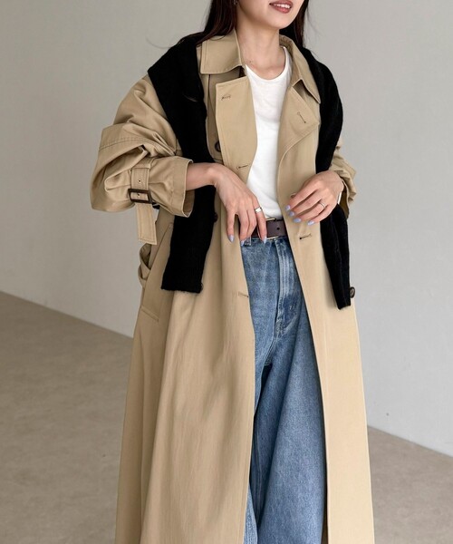 発売のたびに即完売する大人気アイテム】袖ボリュームトレンチコート
