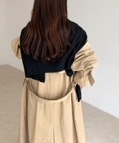 発売のたびに即完売する大人気アイテム】袖ボリュームトレンチコート