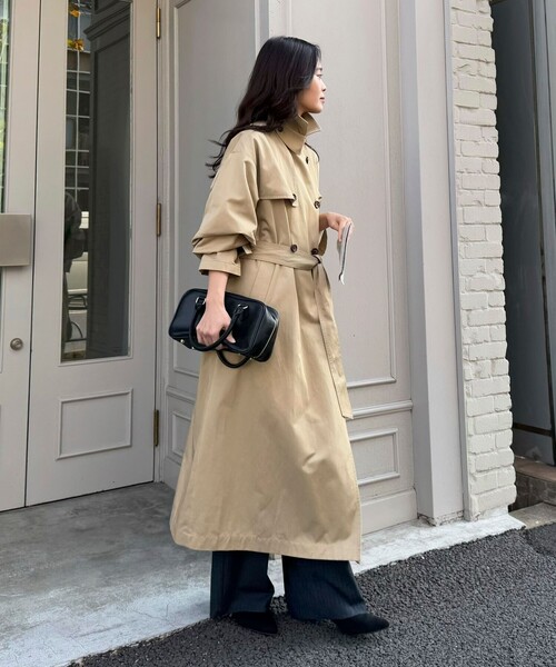 発売のたびに即完売する大人気アイテム】袖ボリュームトレンチコート