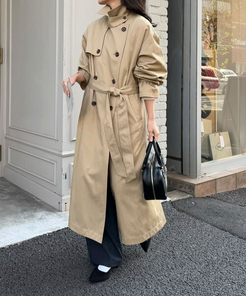 fredy emue(フレディエミュ)の「【発売のたびに即完売する大人気アイテム】袖ボリュームトレンチコート(トレンチコート・レディース・ベージュ・38/36)」の22枚目の写真