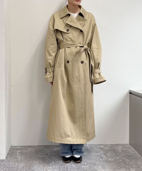 fredy emue 袖ボリュームトレンチコート38 フレディーエミュ 発売のたびに即完売する大人気アイテム】袖ボリュームトレンチコート