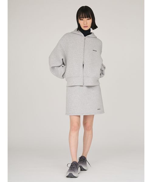 emmi（エミ）の「emmiロゴジップアップダンボールフーディ（パーカー・レディース・グレー/ブラウン/ネイビー・F）」の14枚目の写真