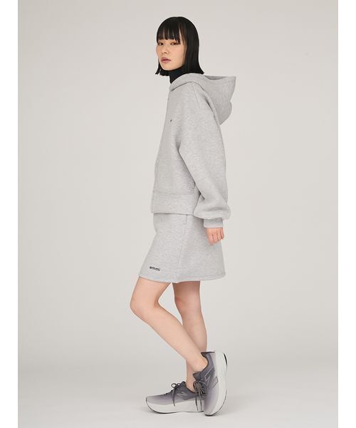 emmi（エミ）の「emmiロゴジップアップダンボールフーディ（パーカー・レディース・グレー/ブラウン/ネイビー・F）」の15枚目の写真