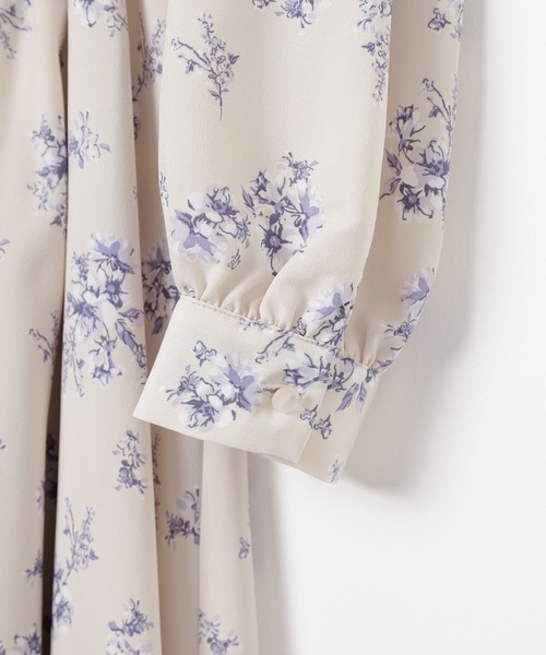 Honeys（ハニーズ）の「肩フリルワンピース（ワンピース・レディース・ブラウン系その他/ブルー系その他/ベージュ系その他・3L/L/LL/M/S）」の10枚目の写真