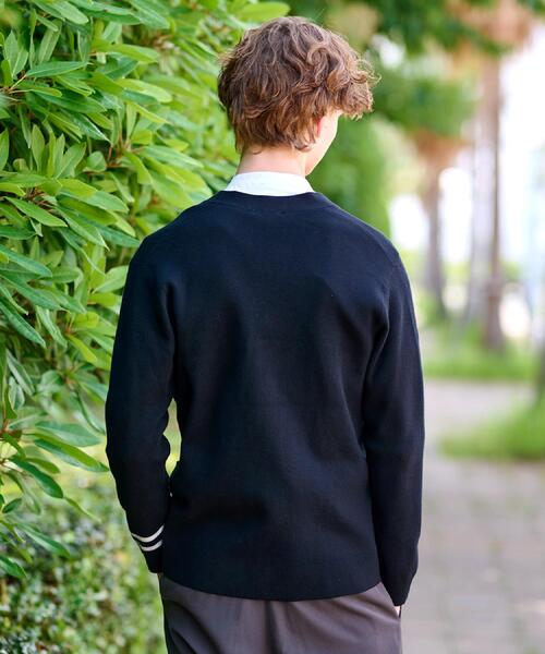 DRESSTERIOR（ドレステリア）の「ウォッシャブル コットンカシミヤスムースカーディガン（カーディガン/ボレロ・メンズ・ブラック/ブルー系その他/ブラウン系その他・90/92/91/94）」の10枚目の写真