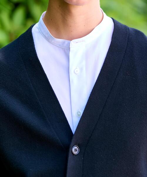 DRESSTERIOR（ドレステリア）の「ウォッシャブル コットンカシミヤスムースカーディガン（カーディガン/ボレロ・メンズ・ブラック/ブルー系その他/ブラウン系その他・90/92/91/94）」の11枚目の写真