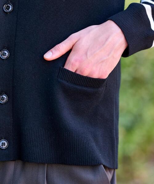 DRESSTERIOR（ドレステリア）の「ウォッシャブル コットンカシミヤスムースカーディガン（カーディガン/ボレロ・メンズ・ブラック/ブルー系その他/ブラウン系その他・90/92/91/94）」の13枚目の写真