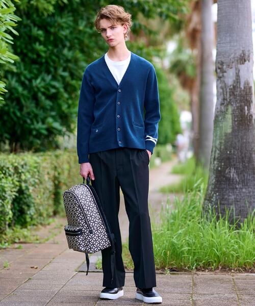 DRESSTERIOR（ドレステリア）の「ウォッシャブル コットンカシミヤスムースカーディガン（カーディガン/ボレロ・メンズ・ブラック/ブルー系その他/ブラウン系その他・90/92/91/94）」の15枚目の写真