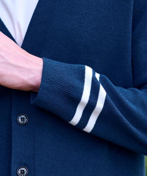 DRESSTERIOR（ドレステリア）の「ウォッシャブル コットンカシミヤスムースカーディガン（カーディガン/ボレロ・メンズ・ブラック/ブルー系その他/ブラウン系その他・90/92/91/94）」の20枚目の写真