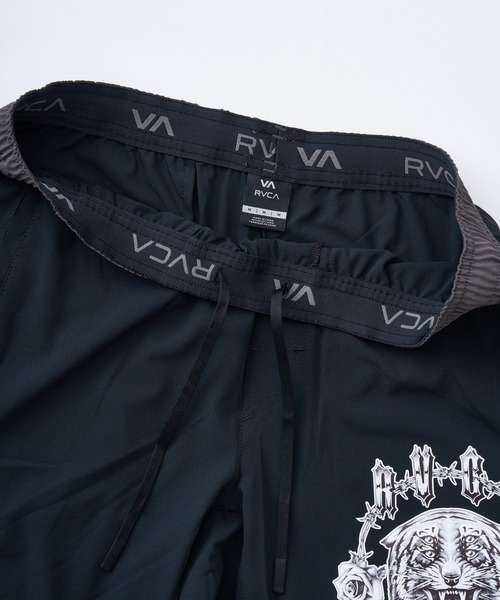 RVCA（ルーカ）の「RVCA メンズ YOGGER STRETCH CONTR ショートパンツ 【2025年秋冬モデル】/ルーカウエストゴムグラフィックプリントストレッチアクティブショートパンツ（その他パンツ・メンズ・ブラック・SMALL/MEDIUM/LARGE/X-LARGE）」の7枚目の写真