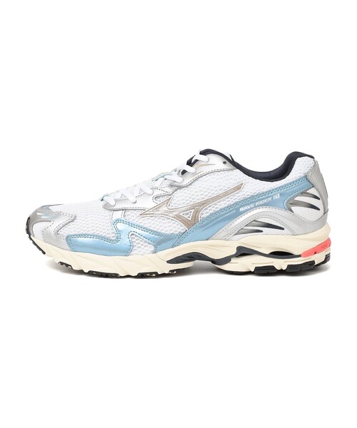 MIZUNO(ミズノ )の「MIZUNO: WAVE RIDER 10 スニーカー(スニーカー・メンズ・オフホワイト/ブラック・27/28/29/26)」の3枚目の写真