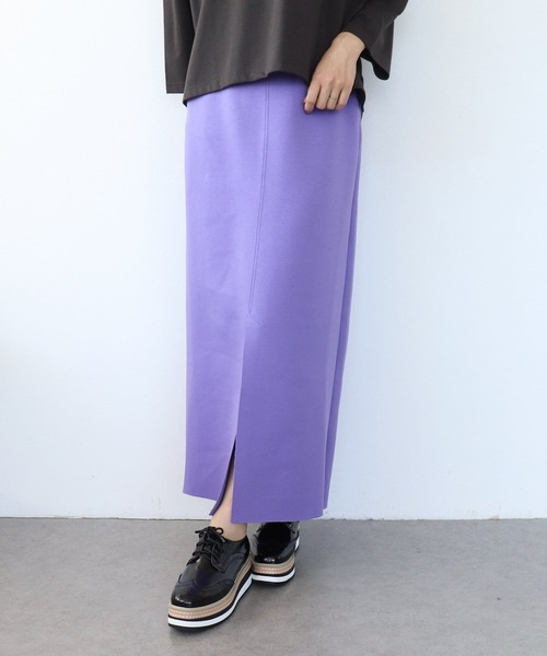 Three Four Time（ｽﾘｰﾌｫｰﾀｲﾑ）の「ダンボールスリットスカート（スカート・レディース・パープル/ブラック・02）」の20枚目の写真
