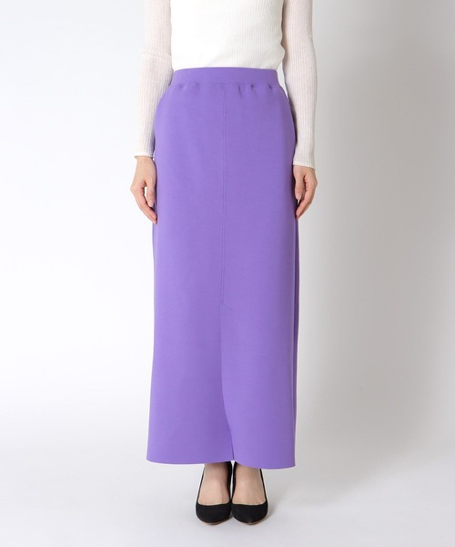 Three Four Time（ｽﾘｰﾌｫｰﾀｲﾑ）の「ダンボールスリットスカート（スカート・レディース・パープル/ブラック・02）」の6枚目の写真