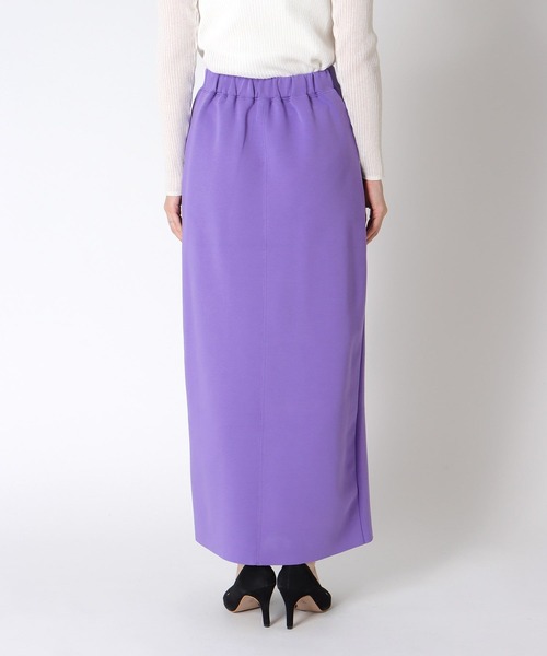 Three Four Time（ｽﾘｰﾌｫｰﾀｲﾑ）の「ダンボールスリットスカート（スカート・レディース・パープル/ブラック・02）」の8枚目の写真