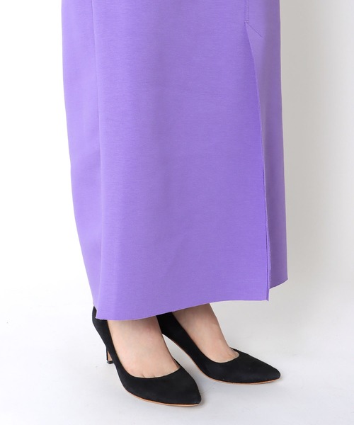 Three Four Time（ｽﾘｰﾌｫｰﾀｲﾑ）の「ダンボールスリットスカート（スカート・レディース・パープル/ブラック・02）」の11枚目の写真