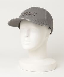 REPLAY | ロゴ刺しゅう入りダメージCAP(キャップ)