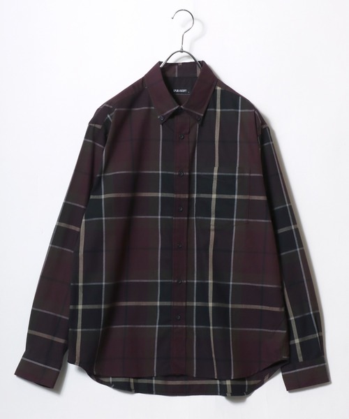 LYLE&SCOTT(ライルアンドスコット)の「Lyle&Scott Vintage/ライルアンドスコット ヴィンテージ ネルチェック ボタンダウンシャツ(シャツ/ブラウス・メンズ・カーキ/ネイビー/ブラウン/ワイン・LL/L/M)」の6枚目の写真