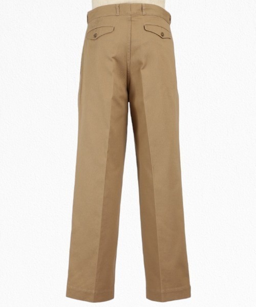 ASTRONOMY(アストロノミー)の「ツータックフレンチチノ(チノパンツ・メンズ・ネイビー/ベージュ・マルチサイズ)」の3枚目の写真