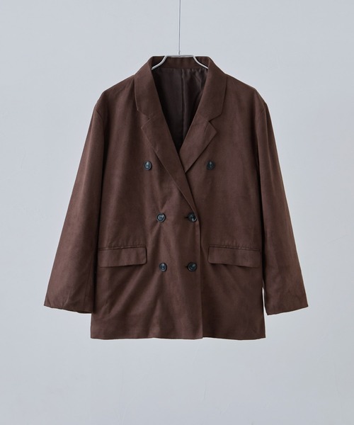 セール】スエードテーラードジャケット（テーラードジャケット