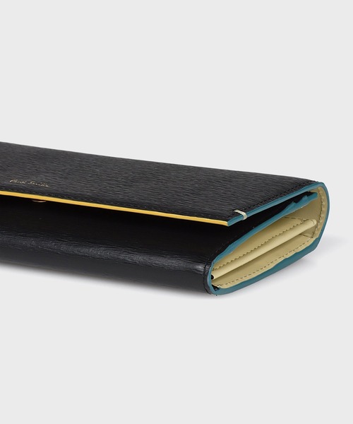 新品✨ポールスミス✨Paul Smith✨長財布✨コントラストエッジ✨かぶせ カラードエッジ 長財布 / 555422 W747（財布）｜Paul Smith（ポール