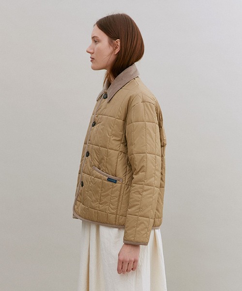LAVENHAM(ラベンハム)の「Button Front Raydon Womens / ボタン フロント レイドン ウィメンズ(その他アウター・レディース・ダークブラック/ベージュ系その他2・8/10/6/12)」の4枚目の写真