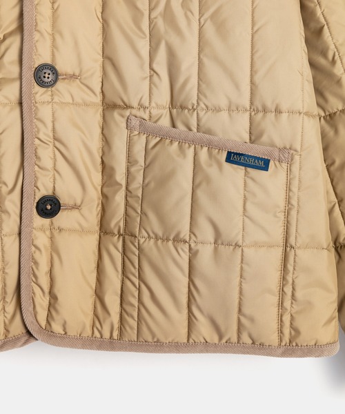 LAVENHAM(ラベンハム)の「Button Front Raydon Womens / ボタン フロント レイドン ウィメンズ(その他アウター・レディース・ダークブラック/ベージュ系その他2・8/10/6/12)」の11枚目の写真