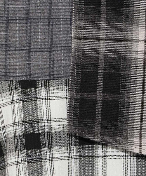 AND COUTURE（アンドクチュール）の「パッチワークティアードスカート（スカート・レディース・ブラック系その他/ブラウン系その他・SMALL/MEDIUM）」の8枚目の写真