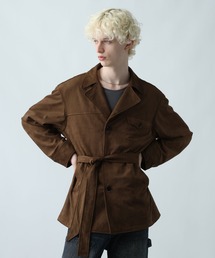 HARE（ハレ）の「フェイクスウェードカーコート(HARE)（ミリタリージャケット）」