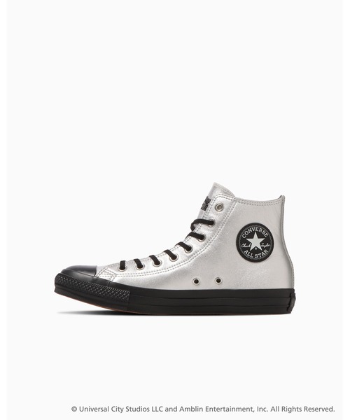 CONVERSE ALL STAR(コンバースオールスター)の「ALL STAR TM HI / BACK TO THE FUTURE / オールスター TM HI / バック・トゥ・ザ・フューチャー(スニーカー・メンズ・シルバー×ブラック・6.5/7/7.5/8/8.5/9/9.5/10.5/11.5)」の1枚目の写真
