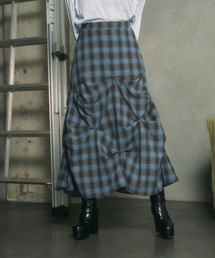 ANDGEEBEE | チェックランダムピックスカート(スカート)