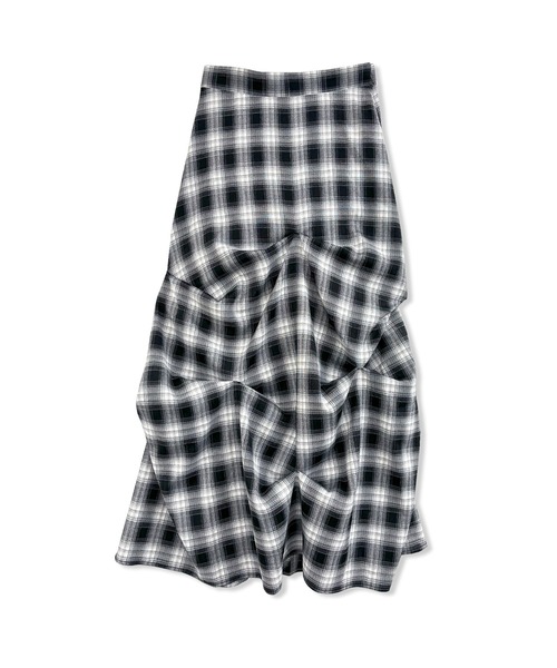 ANDGEEBEE（アンジービー）の「チェックランダムピックスカート（スカート・レディース・ブラック/ブルー・FREE）」の22枚目の写真