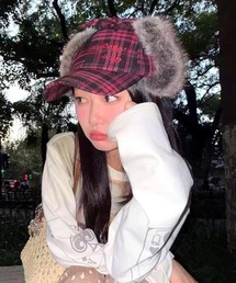 SHEENA（シーナ）の「選べる3柄ファーイヤーフラップキャップ（キャップ・レディース）」