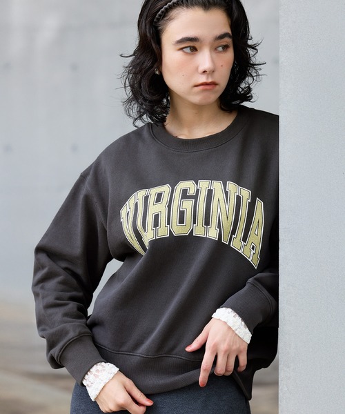 ヘビーウェイト裏毛カレッジスウェット（スウェット）｜coca（coca