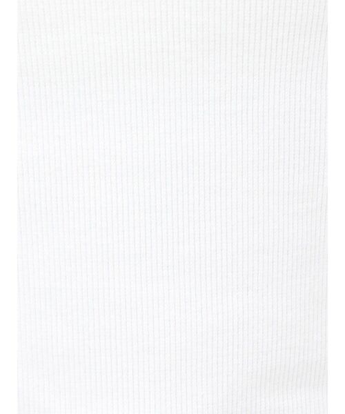 EVRIS（エヴリス）の「【WEB限定】バックオープンリブトップス（Tシャツ/カットソー・レディース・ブラック/ホワイト/ブルー/グレー・FREE）」の8枚目の写真