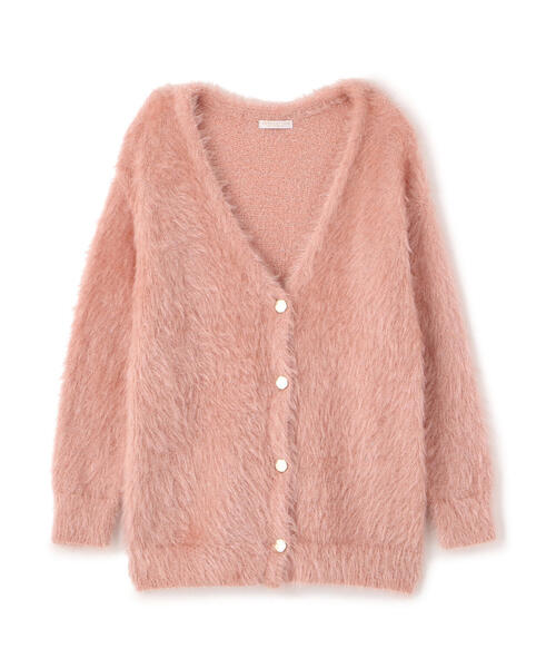 PROPORTION BODY DRESSING（プロポーションボディドレッシング）の「キャットＢＩＧカーディガン / 1215274902（カーディガン/ボレロ・レディース・ピンク/オフホワイト/ブラウン・SMALL/MEDIUM）」の7枚目の写真