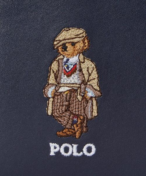 Polo ベア レザー ビルフォールド コイン ウォレット（財布）｜POLO