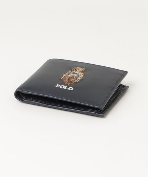 Polo ベア レザー ビルフォールド コイン ウォレット（財布）｜POLO