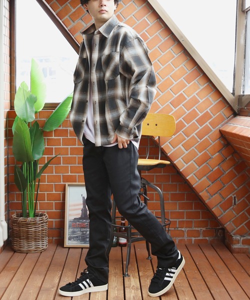 Beautiful Harmony（ビューティフルハーモニー）の「リサイクル糸オンブレチェックシャツ（シャツ/ブラウス・メンズ・ブラウン/ブルー/ブラック・MEDIUM/LARGE/X-LARGE）」の22枚目の写真