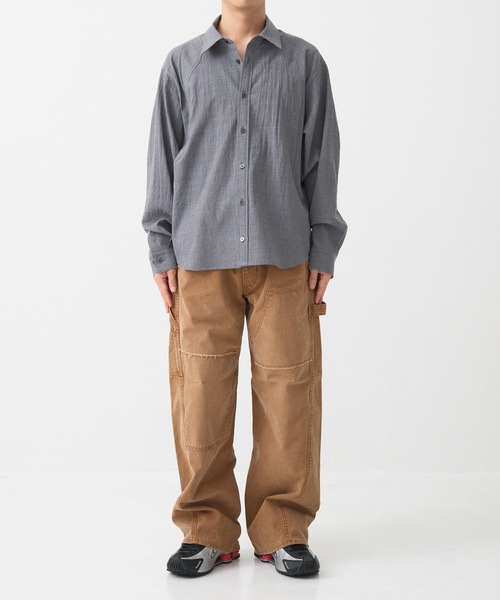 Jieda（ジエダ）の「別注　REMOVE DOUBLE KNEE PANTS（その他パンツ・メンズ・ブラウン/ブラック・1/2）」の4枚目の写真