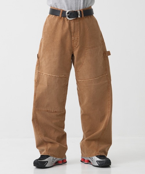 Jieda（ジエダ）の「別注　REMOVE DOUBLE KNEE PANTS（その他パンツ・メンズ・ブラウン/ブラック・1/2）」の10枚目の写真