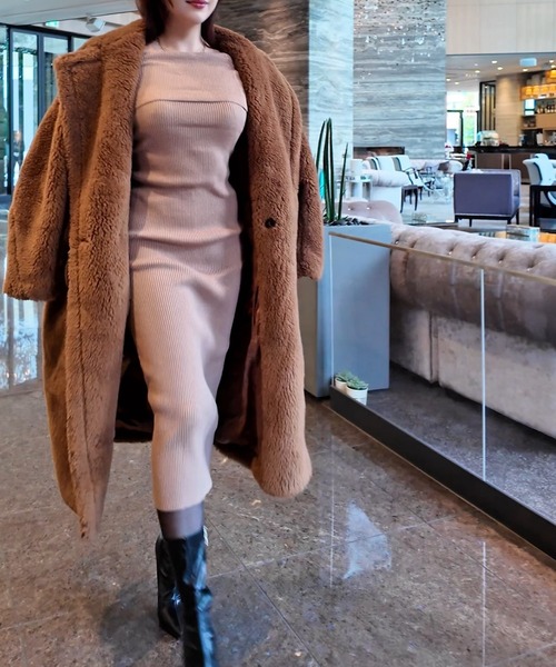 セール】オフショルダーニットワンピ（ワンピース）｜THEODORIC.dy