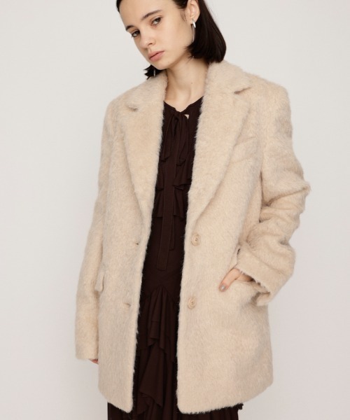 SLY シャギーテーラードジャケット セール】SHAGGY TAILORED JK シャギー テイラードジャケット 秋服 冬服