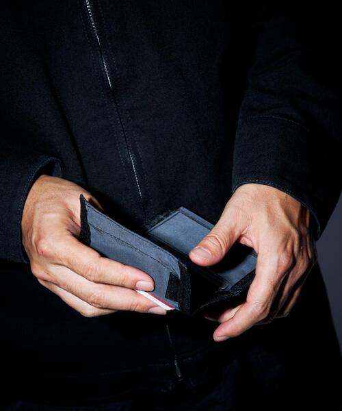 PACKING(パッキング)の「PACKING/パッキング BLACK REFLECTIVE WALLET(財布・メンズ・ブラック・F)」の21枚目の写真