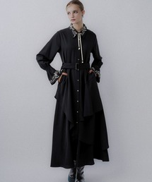 HARE | アシメフリルシシュウワンピース(HARE)(ワンピース)